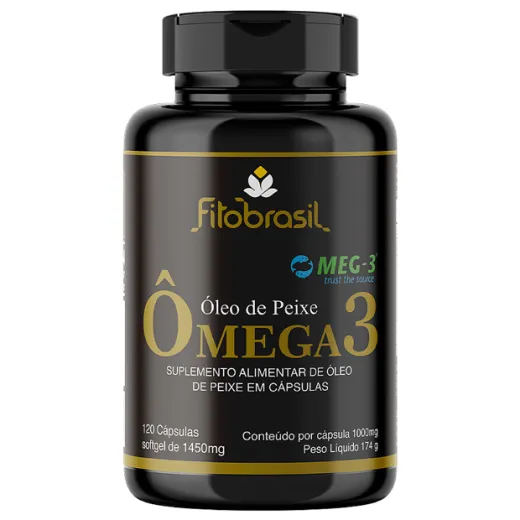 Embalagem de Ômega 3 MEG-3 1000 mg