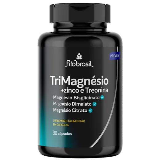 Embalagem de TriMagnésio + Zinco e Treonina