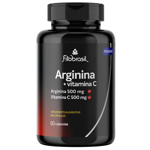 Embalagem de Arginina com vitamina C